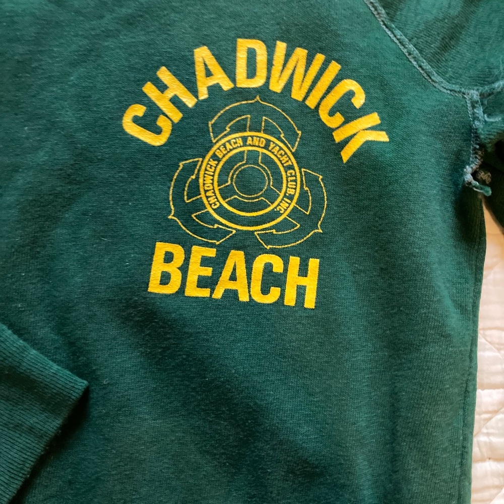 Kelly Green vintage raglan sweatshirt - Picture 2 of 4